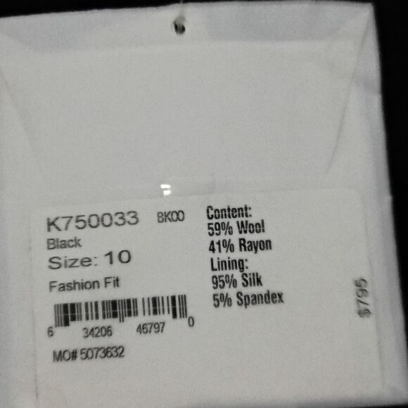 St. John Couture NWT Sz. 10 Wool Blend Knit Pleated Midi Skirt Quiet Luxury 795. - Picture 5 of 10